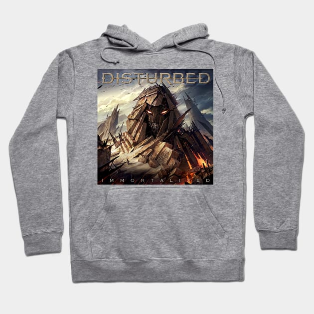 Immortalized -Disturbed Hoodie by Lula Pencil Art